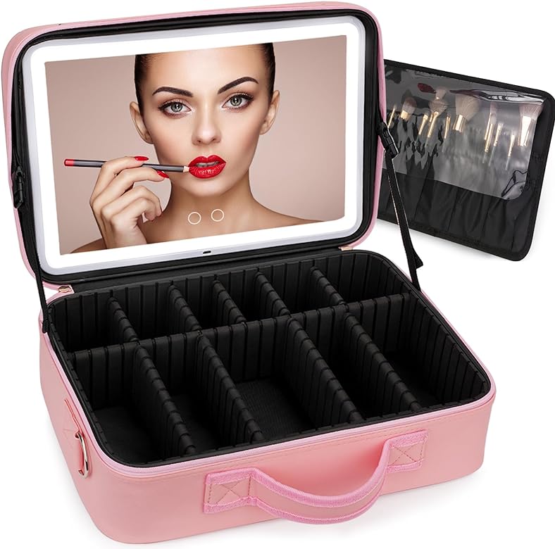 Make up Bag with LED Mirror
